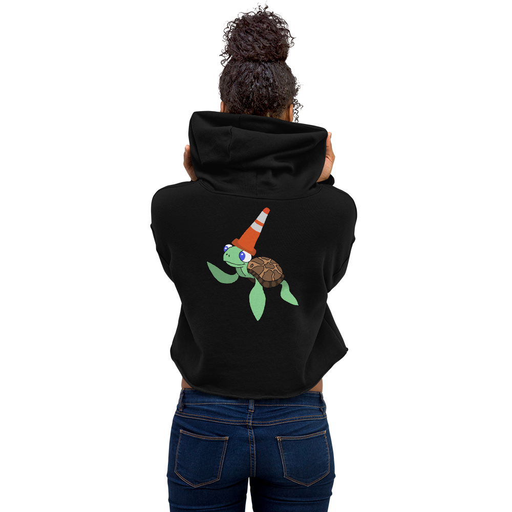 Traffic Cone Cropped Hoodie