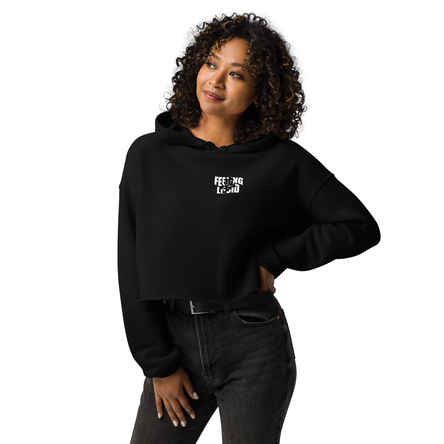 Feeling Lucid Cropped Hoodie