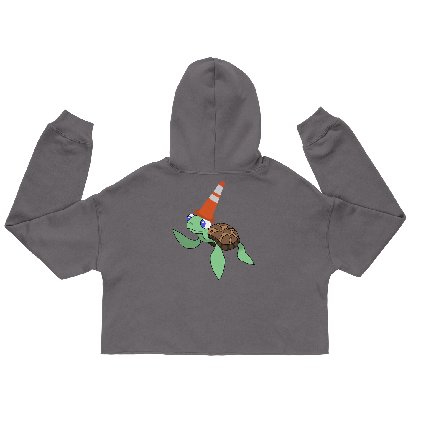 Traffic Cone Cropped Hoodie